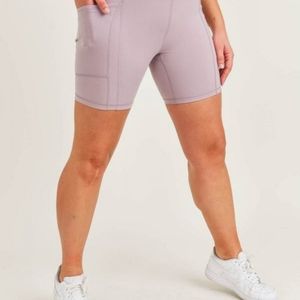 Mono b lavender bike shorts